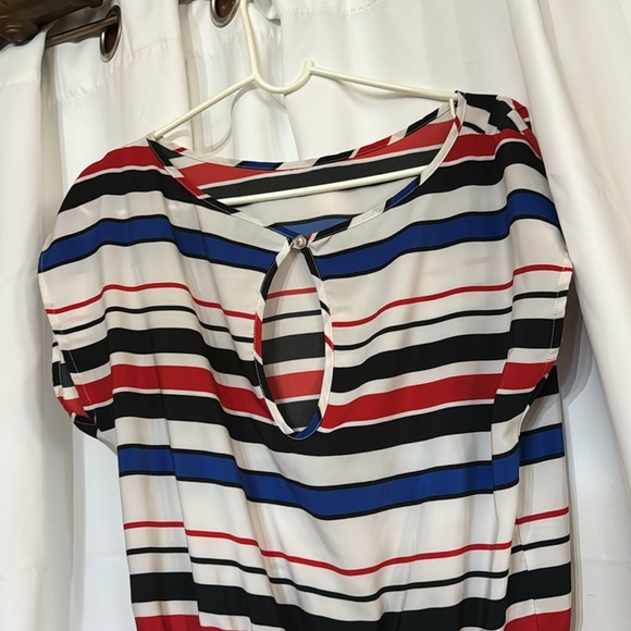 Divided/ H&M only used once size 4 mini dress red white and blue - Picture 4 of 6